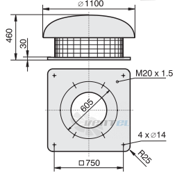 Rosenberg DHW 630-6 D - описание, технические характеристики, графики